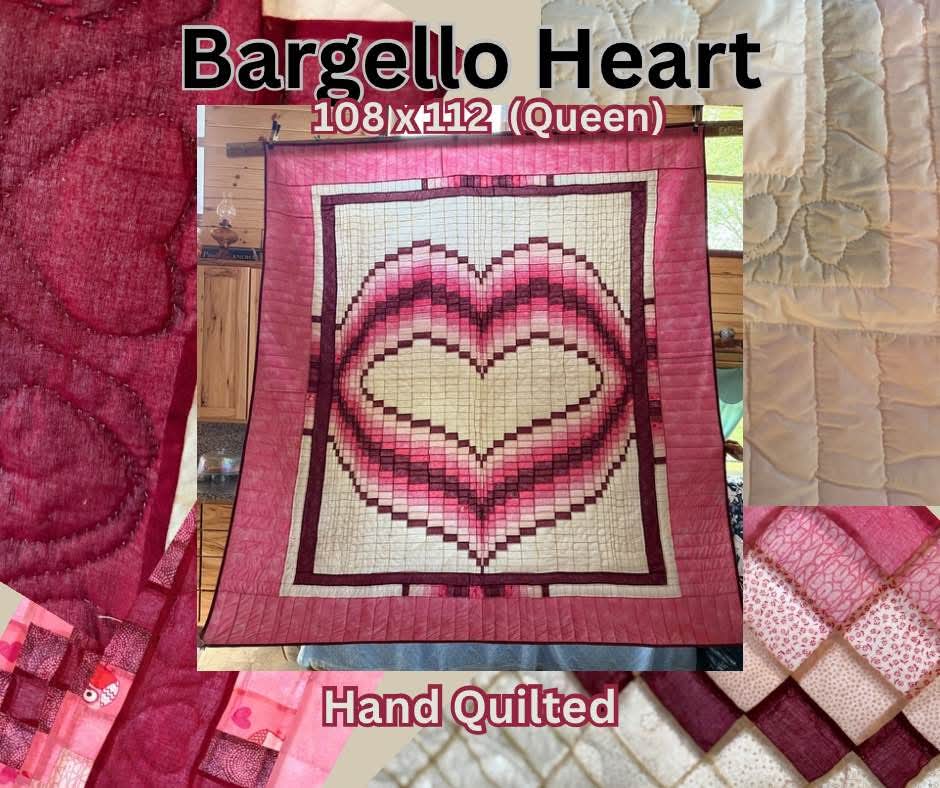 Bargello Heart Quilt