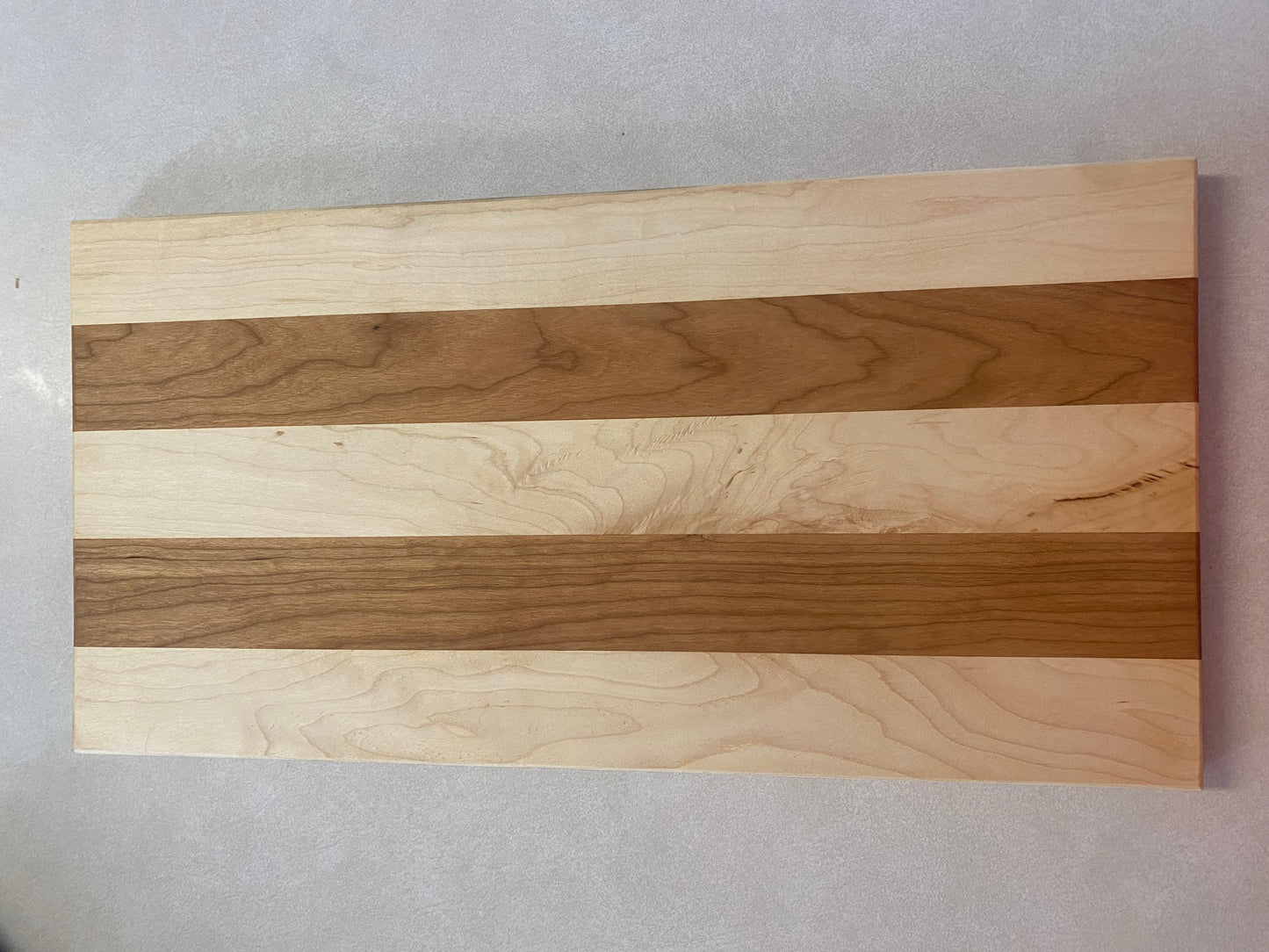 Cherry and Hard Maple Cutting or Charcuterie board