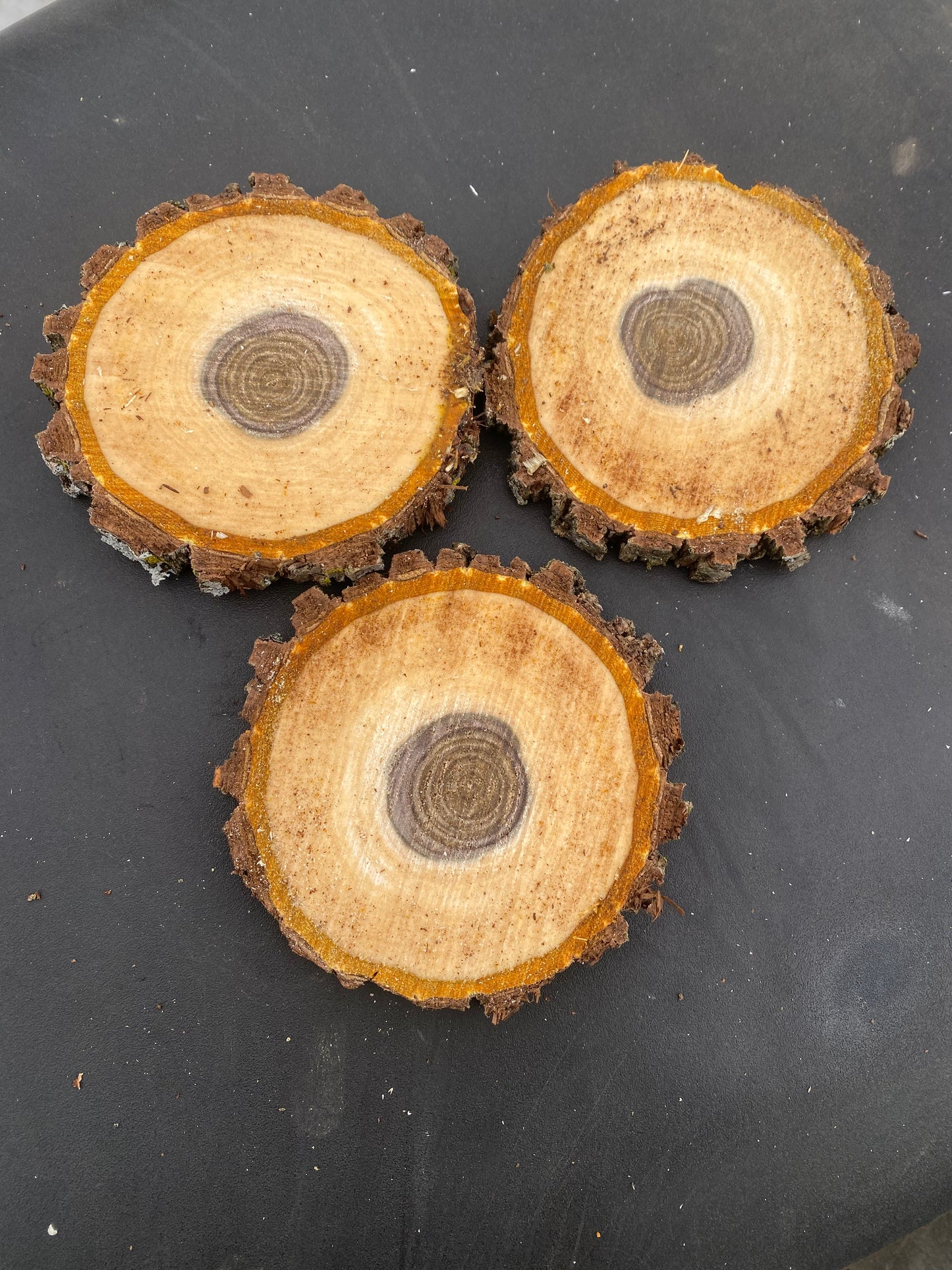 Walnut Coasters live edge