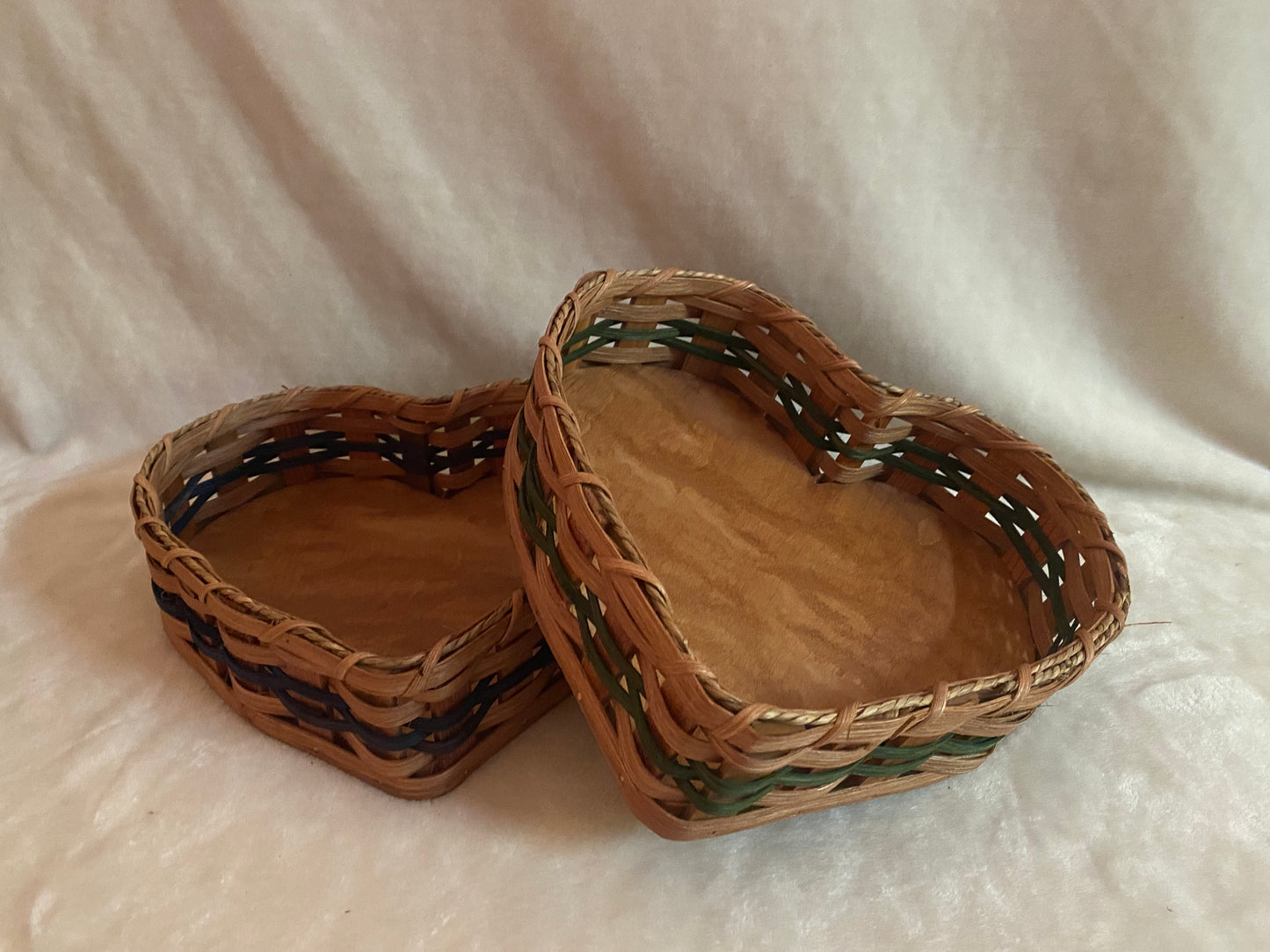 Heart Wicker Basket