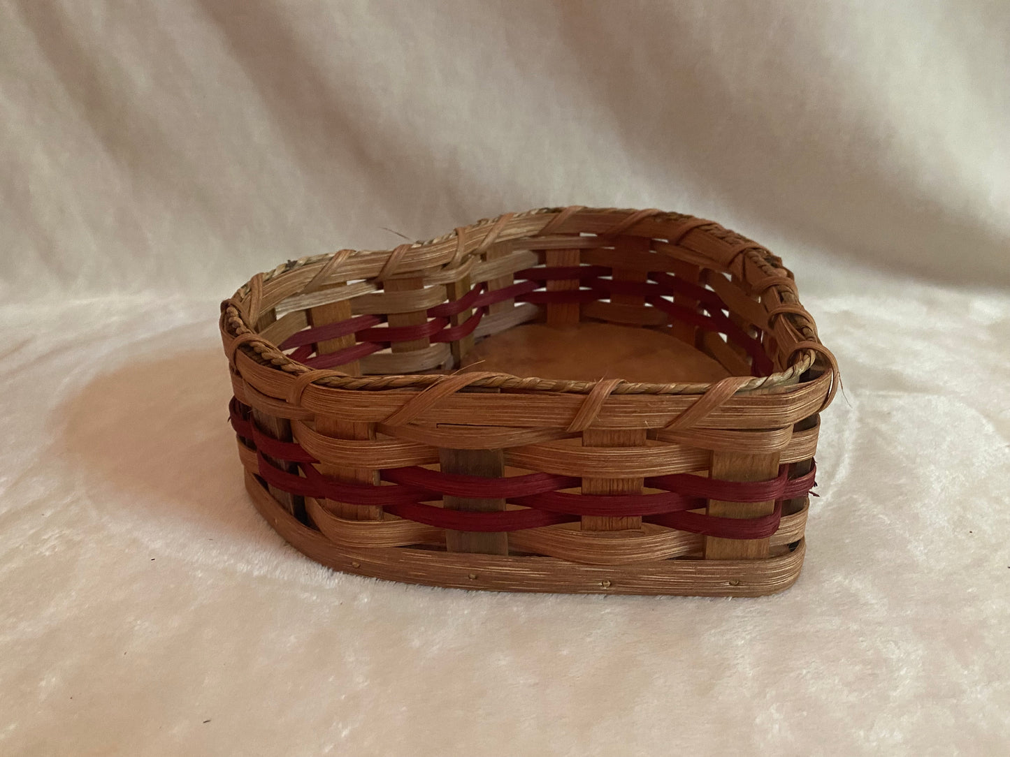Heart Wicker Basket